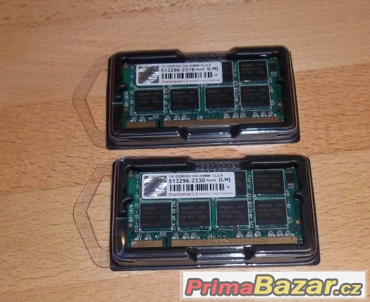 DDR1 Transcend 1Gb 333MHz – fotografie 1