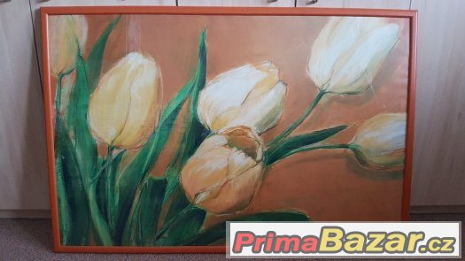 Obraz v rámu tulipány – fotografie 2