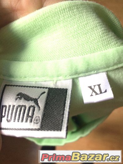 Trika PUMA (Bílá + Zelená) XL – fotografie 5