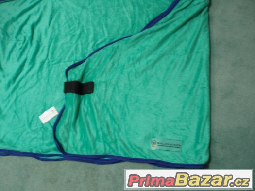 Prodám deka fleece nová 135cm světle zelená – fotografie 3