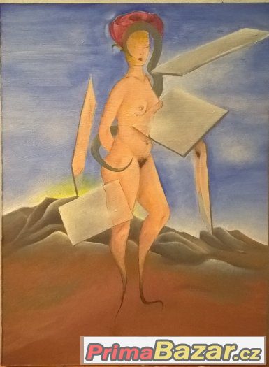 Zajímavý surrealistický akt ženy – fotografie 1