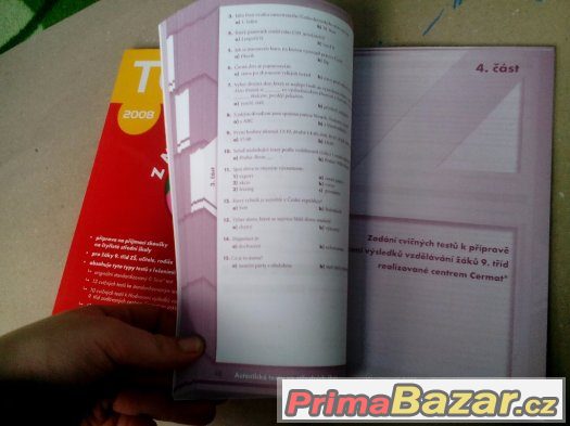 Prodam tyto dvě knížky s testy na přijímací zkoušky z Matiky – fotografie 2