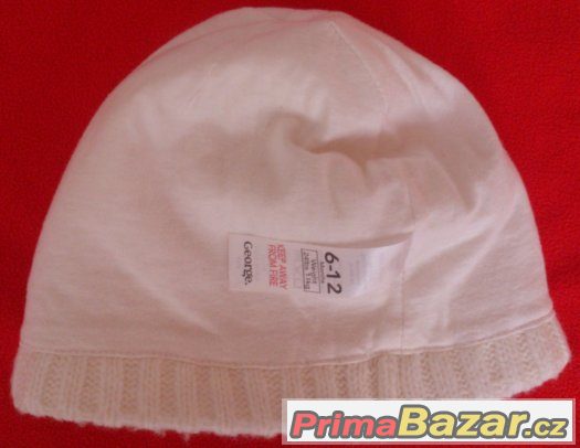 Dětská zimní čepička, vel.6-12měs., zn.George – fotografie 2