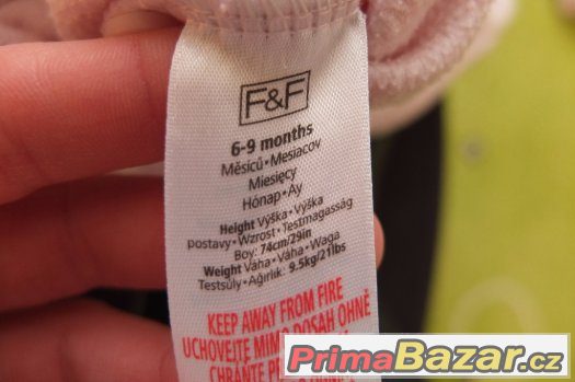 Krásné semišové kalhoty pro miminko 3-6 a 6-9 měsíců – fotografie 3