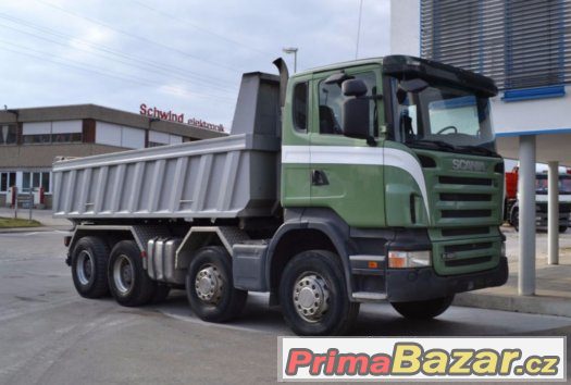 Scania R 420 8X4 EURO 4  2 strany sklápěč – fotografie 1