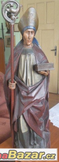 Pozdně gotická dřevořezba: sv. Mikuláše cca 1520-60. – fotografie 1