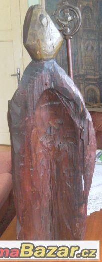 Pozdně gotická dřevořezba: sv. Mikuláše cca 1520-60. – fotografie 3