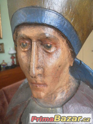 Pozdně gotická dřevořezba: sv. Mikuláše cca 1520-60. – fotografie 4