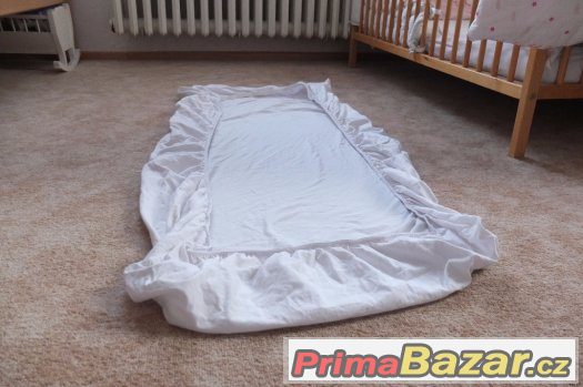 Prostěradlo 70x140 jako nové 100% bavlna - 2 ks – fotografie 1