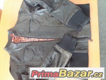 luxusní dámská koženková bunda,  zn. PUMA vel. 38 až 40 – fotografie 1
