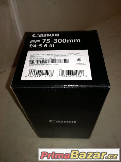 Nový objektiv canon EF 75-300mm f/4-5,6 III – fotografie 1
