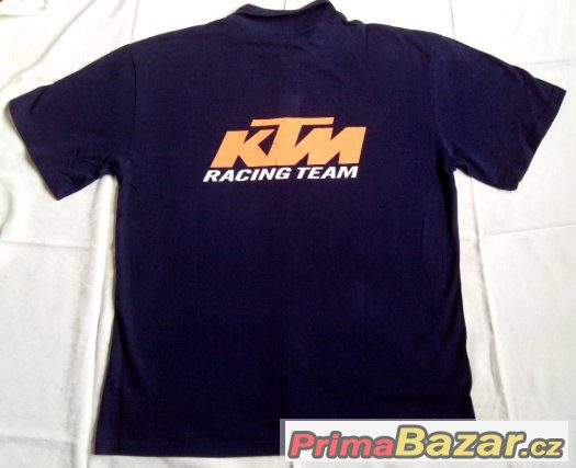 POLOKOŠILE - NOVÁ - KTM RACING TEAM - navy – fotografie 3