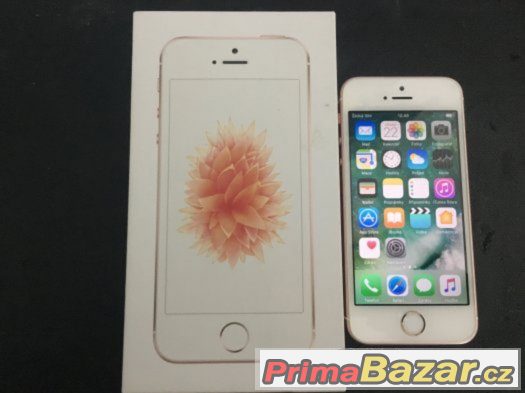 Apple iPhone SE 16GB rose gold, záruka do 31.10 2017 – fotografie 1