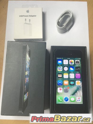 Apple iPhone 5 16GB černý , 3 měsíce záruka – fotografie 1