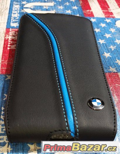 Samsung S4 i9505...BMW...Flip Kožené Pouzdro – fotografie 1