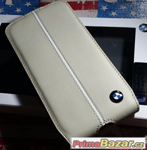 Samsung S4 i9505...BMW...Flip Kožené Pouzdro – fotografie 2