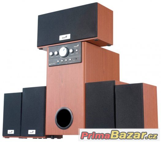 Reproduktory Genius SW-HF 5.1 5005, dřevo – fotografie 1