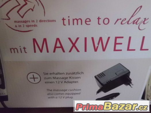 Luxusní nová elektrická Masážní podložka - CASADA MAXIWELL – fotografie 2