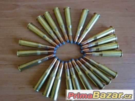 Náboj do pušky Kropáček, Kropatschek 8x60R, označené H H 8mm – fotografie 1