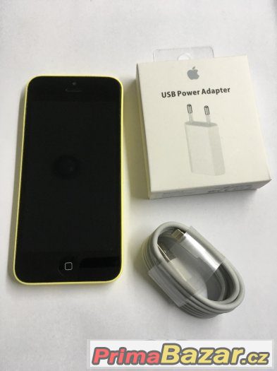 Apple iPhone 5C 16GB žlutý, pěkný stav, 3 měsíce záruka – fotografie 2