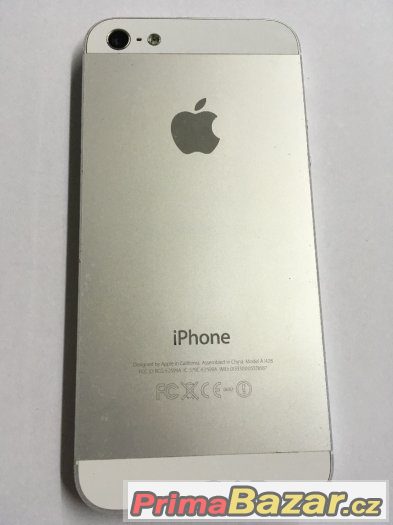 Apple iPhone 5 16GB bílý , 3 měsíce záruka, pěkný stav – fotografie 3