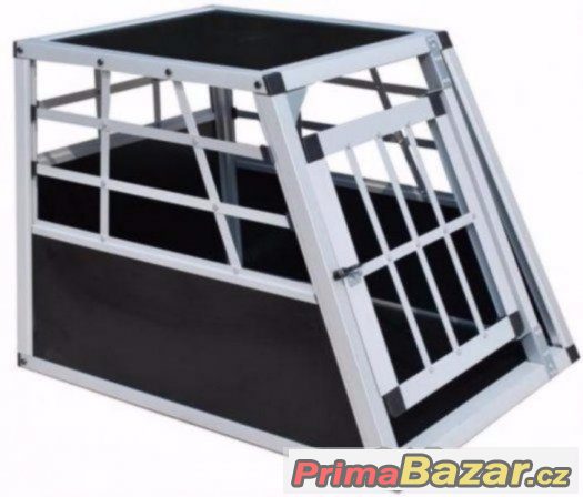 Alu transportní, přepraní box, klec pro psa, psy. – fotografie 2