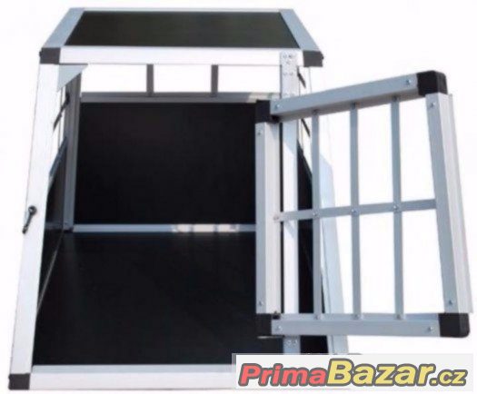 Alu transportní, přepraní box, klec pro psa, psy. – fotografie 3