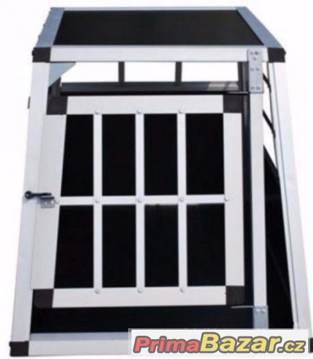 Alu transportní, přepraní box, klec pro psa, psy. – fotografie 4