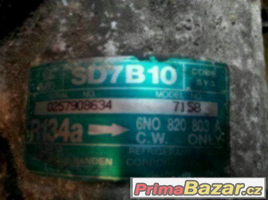 SD7B10 Compressor 6N0 820 803 A SEAT, SKODA VW – fotografie 2