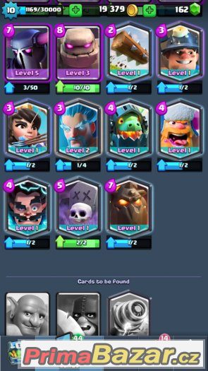 CLASH ROYALE - 9xLegendary cards Legendary arena – fotografie 1