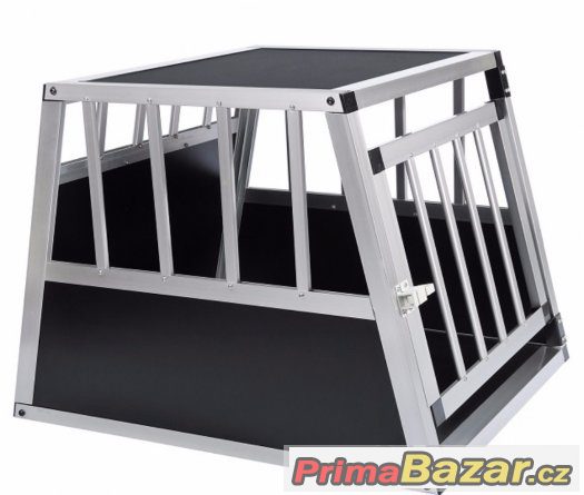 ALU transportní box/klec pro psa psy do auta – fotografie 4