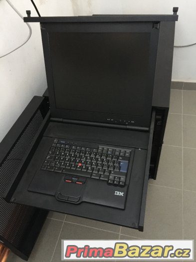 KOMPLET Server IBM x3650 M3 + RACK na kolečkách + UPS + KVM – fotografie 3