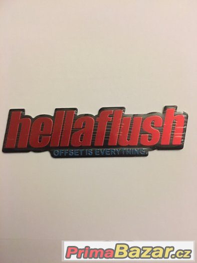 Hliníková samolepka HELLAFLUSH - nálepka – fotografie 1