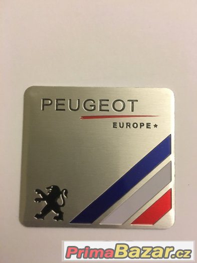 Hliníková samolepka PEUGEOT Motorsport - nálepka – fotografie 2