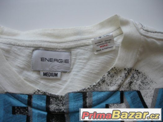 Energie stylové bílé triko v. M/L – fotografie 1