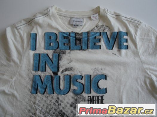 Energie stylové bílé triko v. M/L – fotografie 4