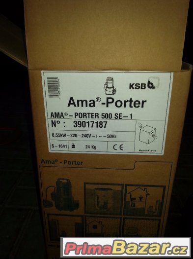 Kalové čerpadlo KSB AMA-Porter 500 SE – fotografie 2