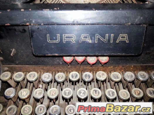 Starožitný psací stroj Urania – fotografie 2