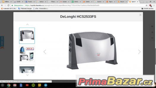 Teplovzdušný konvektor DeLonghi – fotografie 1