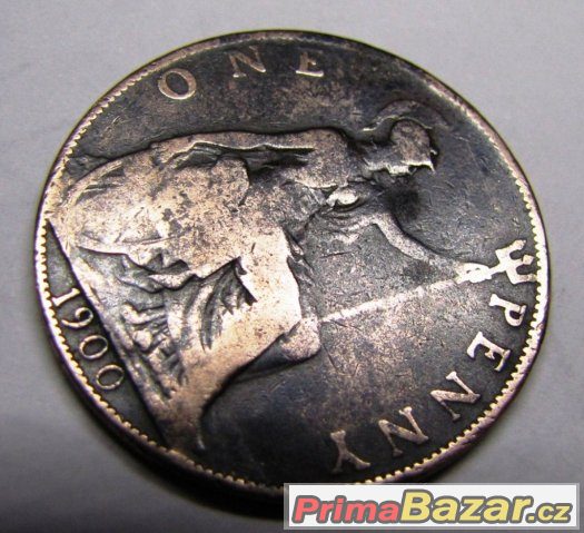 Mince – britská pence – 1900 – fotografie 2