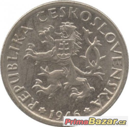 1 Koruna - 1946 – fotografie 2