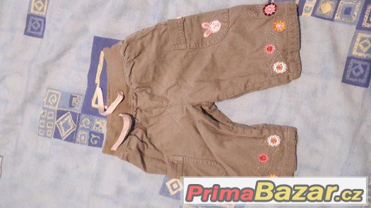 Krásné manžestrákové kalhoty vel. 2-4m – fotografie 1