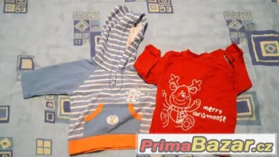 Dvě mikiny vel. 6-9m