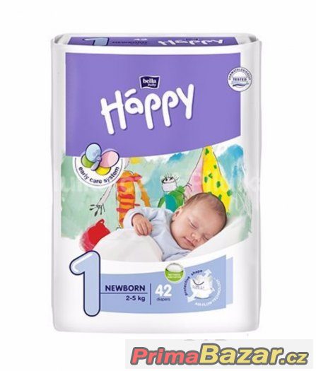 Bella Happy New Born dětské pleny 2-5 kg/42 ks – fotografie 1