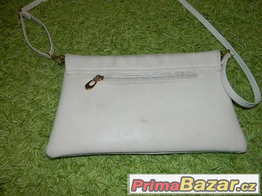 Crossbody , psaníčko kabelka béžová, nude – fotografie 2