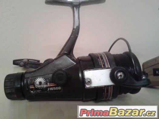 Staré rybářské navijáky Daiwa,Pflueger,Kosmos – fotografie 2