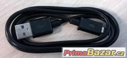 kabel USB - mikro 1m bílý, černý, svítící – fotografie 3