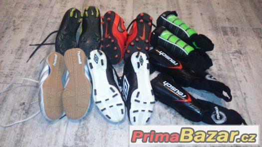 Dětské kopačky NIKE, HUMMEL, UMBRO, vel. 32,33,34EU,chrániče – fotografie 4