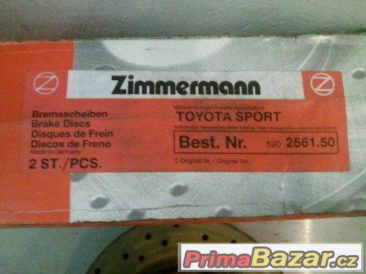 Brzdové kotouče Zimmermann přední 5 x 100 – fotografie 2