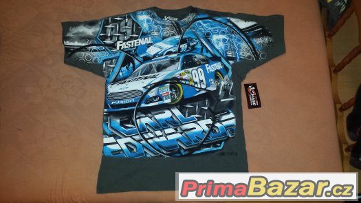 Tričko pánské NASCAR Carl Edwards original vel. L NOVÉ – fotografie 1